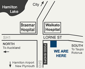 The Abbey Motel location map